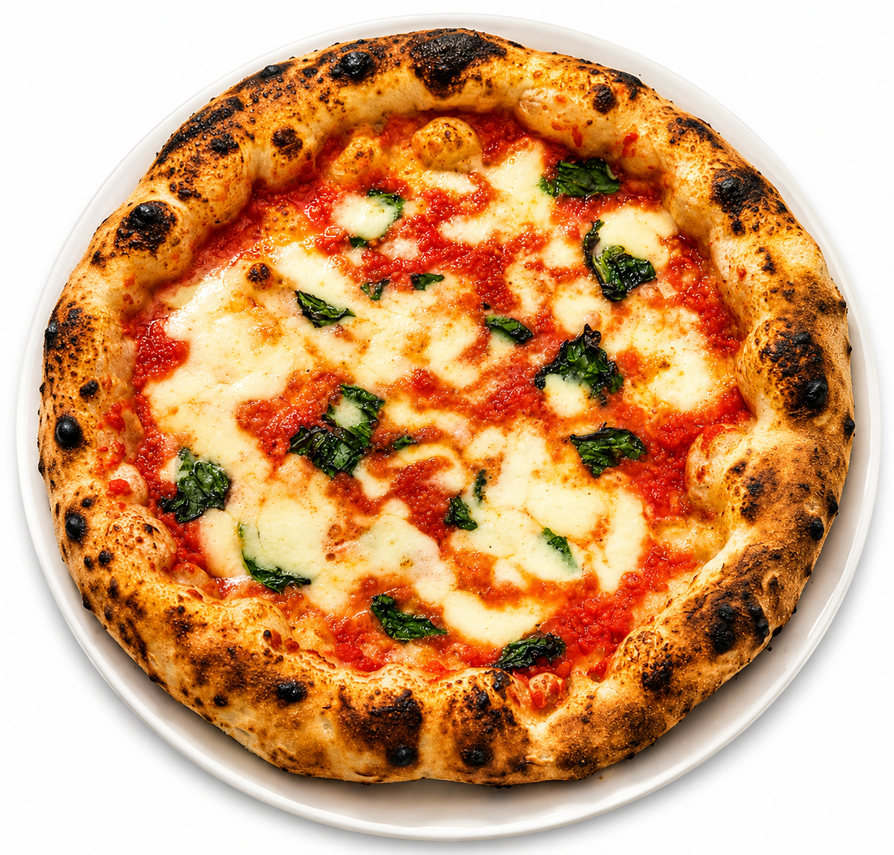 Margherita — Tomato, Agerola mozzarella, basil and olive oil